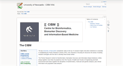 Desktop Screenshot of cibm.newcastle.edu.au