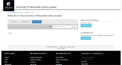 Desktop Screenshot of libguides.newcastle.edu.au